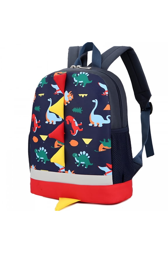 Dinosaur Backpack for Students - Cute Dino Spine Design School Bag, Trendy Lightweight Toddler Backpack for Students