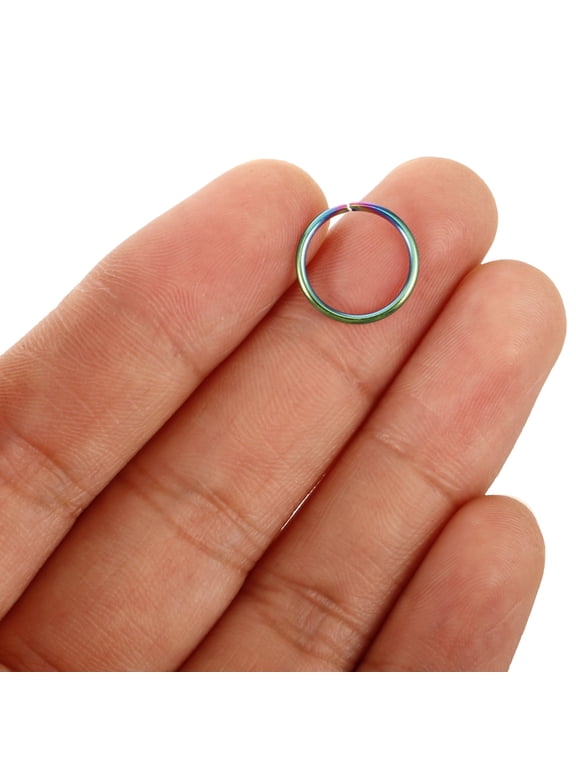 Diy 20Pcs Key Rings Metal Small Key Rings Diy Keychain Rings Metal Round Key Rings O-Shaped Rings