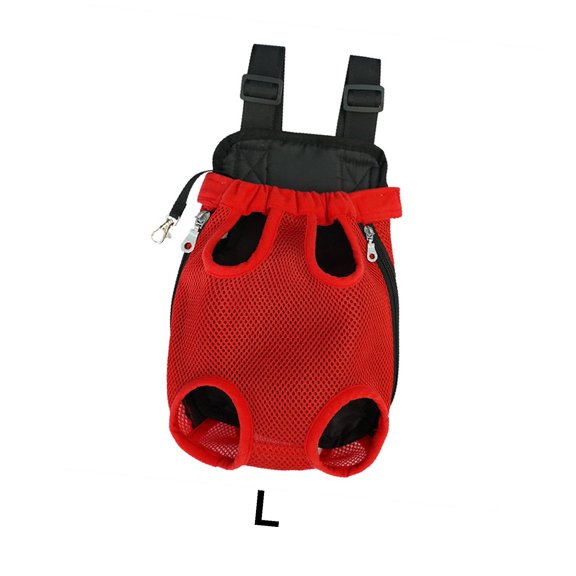 GASTROPOD Dog Carrier Backpack,Adjustable Neck Strap for Comfort Cat Backpack Carrier,Breathable Mesh Material for Ventilation Dog Travel Bag,L