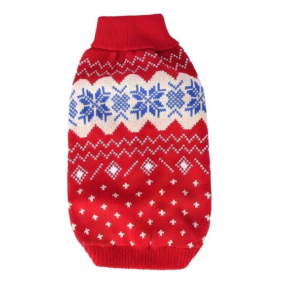 GASTROPOD Dog Clothes,Acrylic Dog Clothes for Small Dogs,Freedom of Movement Puppy Clothes,Red,L