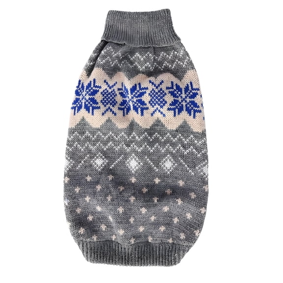 GASTROPOD Dog Clothes,Acrylic Dog Clothes for Small Dogs,Tightly Woven Puppy Clothes,Gray,L