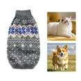thumbnail image 1 of GASTROPOD Dog Clothes,Acrylic Dog Clothes for Small Dogs,Two Legged Pattern Puppy Clothes,Gray,XS, 1 of 7