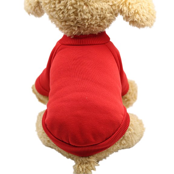 GASTROPOD Dog Clothes,Autumn and Winter Warmth Dog Jacket,Cold Weather Dog Accessories,Red,XS