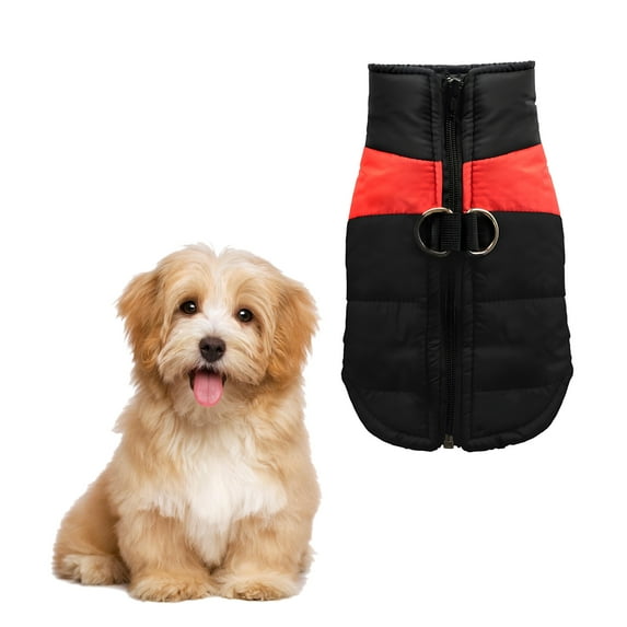 GASTROPOD Dog Clothes,Cotton Dog Clothes for Small Dogs,Good Insulation Puppy Clothes,Red,XL