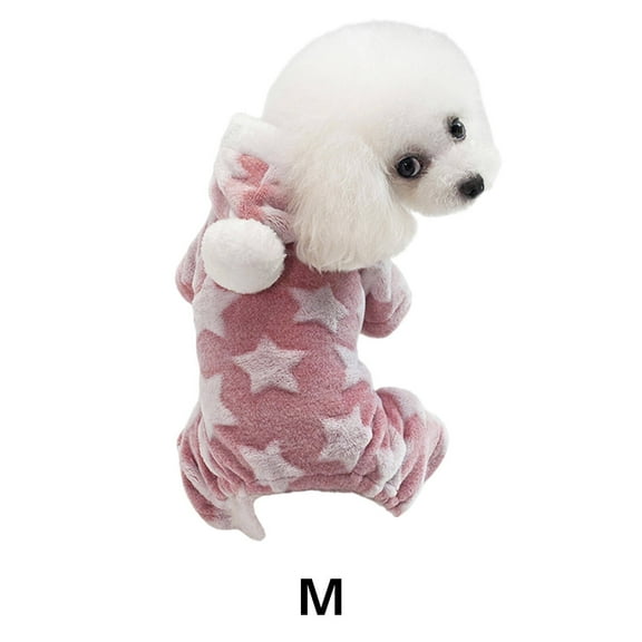 GASTROPOD Dog Clothes,Four-Legged Design Dog Jacket,Full-Body Protection Dog Accessories,Pink,M