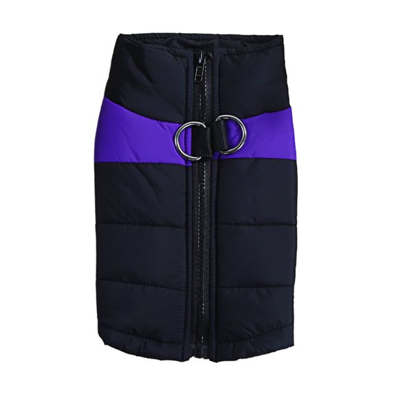 GASTROPOD Dog Clothes,Multiple Sizes Dog Jacket,Windproof Protection Dog Accessories,Purple,S