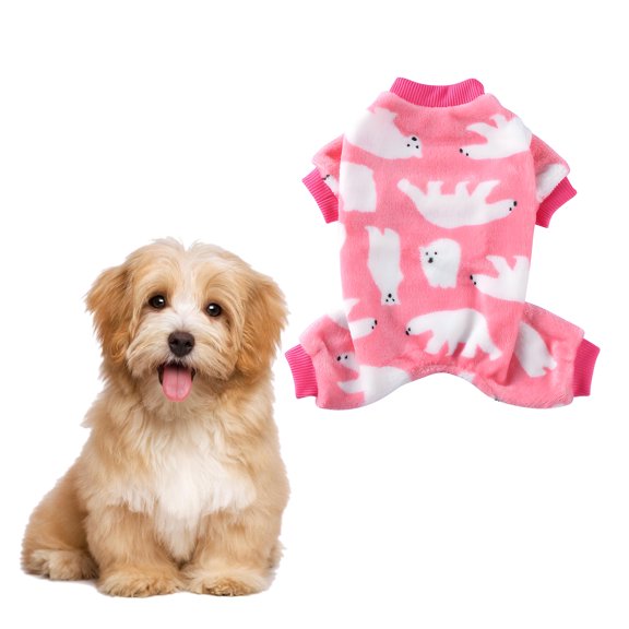 GASTROPOD Dog Clothes,Polyester Dog Clothes for Small Dogs,Four Legged Style Puppy Clothes,Pink,S