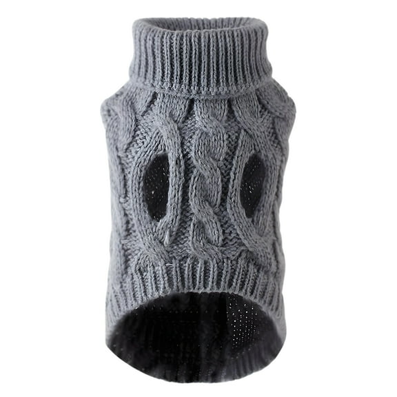 GASTROPOD Dog Clothes,Polyester Dog Clothes for Small Dogs,Keep Warm Puppy Clothes,Gray,L