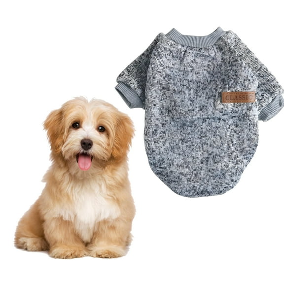 GASTROPOD Dog Clothes,Polyester Dog Clothes for Small Dogs,Size Fit Puppy Clothes,Gray,M