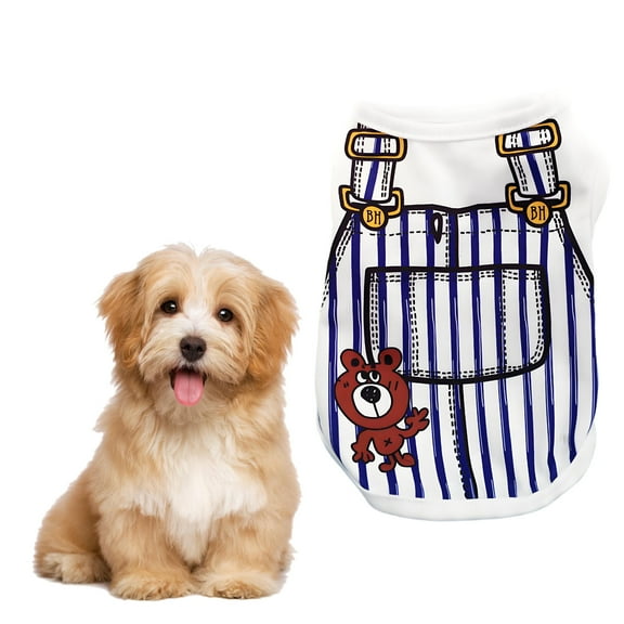 GASTROPOD Dog Clothes,Polyester Dog Costume,Breathable Material Pet Clothes,Blue,L