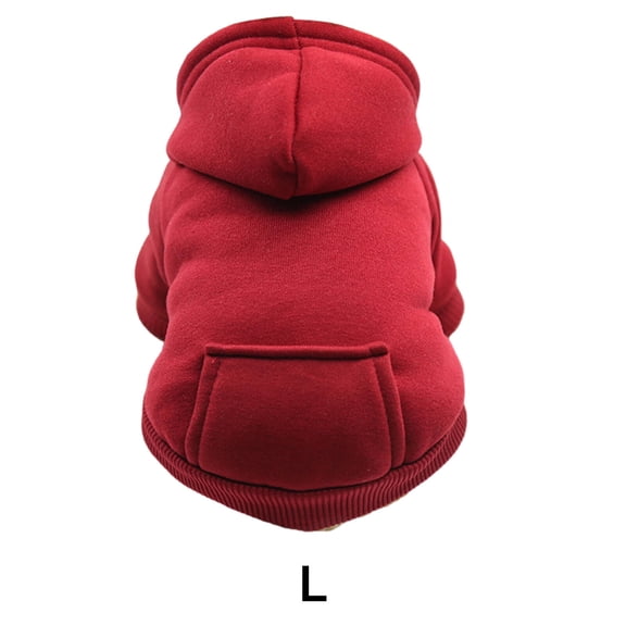 GASTROPOD Dog Clothes,Two-Leg Design Dog Jacket,Freedom of Movement Dog Accessories,Red,L