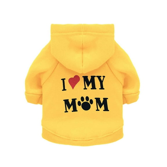 GASTROPOD Dog Clothes,Warmth for Autumn Dog Jacket,Fleece Fabric Dog Accessories,Yellow,XS