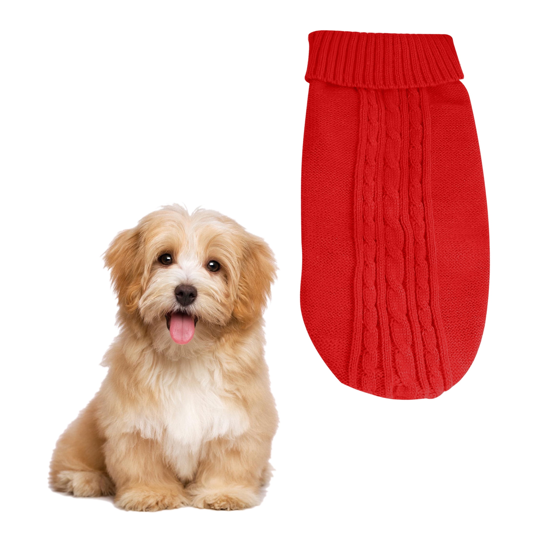 GASTROPOD Dog Clothes,Wool Dog Clothes for Small Dogs,Knitted Texture ...