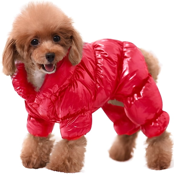 GASTROPOD Dog Coat,Waterproof Dog Jacket for Winter,Fullbody Dog Coats Snowsuit,Windproof Puppy Down Jacket Coat,Fleece Winter Vest for Dogs,Cold Weather Dog Coats for Small Dogs