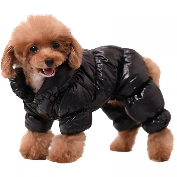 GASTROPOD Dog Coat, Waterproof Dog Jacket for Winter, Fullbody Dog Coats Snowsuit, Windproof Puppy Down Jacket Coat, Fleece Winter Vest for Dogs, Cold Weather Dog Coats for Small Dogs