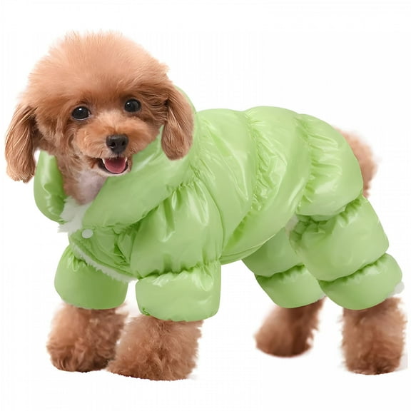GASTROPOD Dog Coat, Waterproof Dog Jacket for Winter, Fullbody Dog Coats Snowsuit, Windproof Puppy Down Jacket Coat, Fleece Winter Vest for Dogs, Cold Weather Dog Coats for Small Dogs