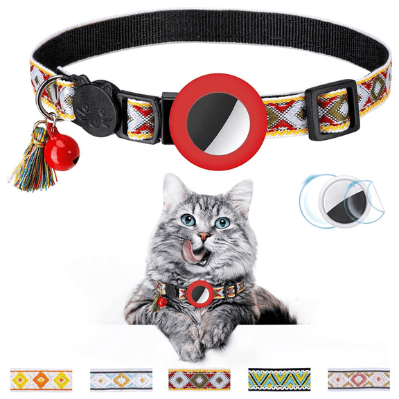 GASTROPOD Dog Collar,AirTag-Compatible Dog Collar with Safety Breakaway Buckle,Adjustable Size Dog Collar for Training Needs