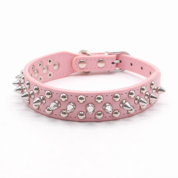 GASTROPOD Dog Collars for Medium Dogs,Stylish Leather Dog Collar,Spiked Dog Collar for Safety,Puppy Collar,Adjustable PU Leather Dog Collars,Spiked Studded Dog Collars