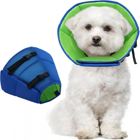GASTROPOD Dog Cone Collar After Surgery for Medium Dogs, Adjustable Soft Recovery Cone for Dogs to Stop Licking Biting, Comfortable Pet Alternative for Wound Healing