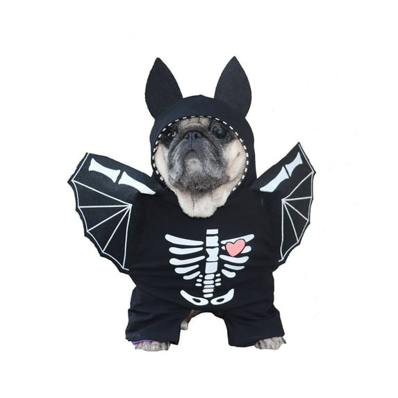 GASTROPOD Dog Costume,Bat Cosplay Premium Cotton Material for Winter Warmth Cat Costume,Halloween Versatile for Various Occasions Puppy Clothes,L