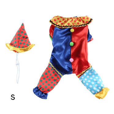 GASTROPOD Dog Costume,Creative Clown Hat Design Cat Costume,Standout Halloween Costume Puppy Clothes,S
