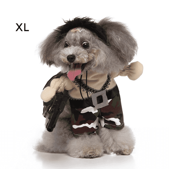 GASTROPOD Dog Costume,Cute Cartoon Print Pet-Friendly Material Cat Costume,Halloween Attention-Grabbing Style Puppy Clothes,XL