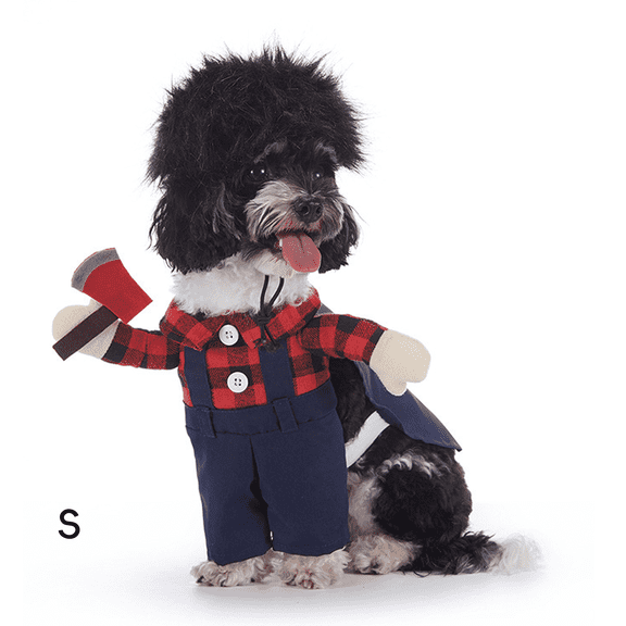 GASTROPOD Dog Costume,Halloween Fun and Colorful 3D Design Cat Costume,Fastening Straps for Easy Dressing Puppy Clothes,S