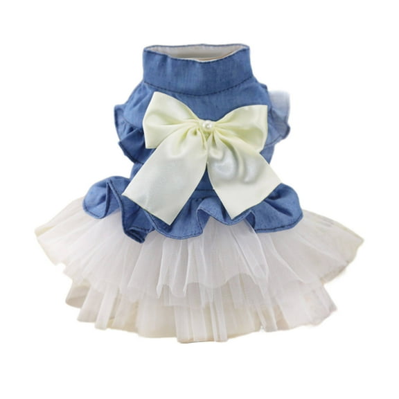 GASTROPOD Dog Costume,Stylish Denim Skirt for a Chic Look Cat Costume,Breathable and Lightweight for Easy Movement Puppy Clothes,XXL