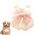 thumbnail image 1 of GASTROPOD Dog Dresses for Small Dogs Girl,Polyester Bow-Knot Princess Dress Dog Clothes for Small Dogs,Reinforces Cute Style with Bowknot Small Dog Clothes,White,Xl, 1 of 7