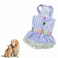 thumbnail image 1 of GASTROPOD Dog Dresses for Small Dogs Girl,Cotton Puppy Clothes,Delicate Texture with Flower Pet Clothes,Xl, 1 of 7