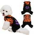 thumbnail image 1 of GASTROPOD Dog Halloween Costumes,Cute Large Dog Halloween Costumes,Polyester Halloween Pumpkin Overalls Cat Halloween Costumes,Purple,XS, 1 of 7