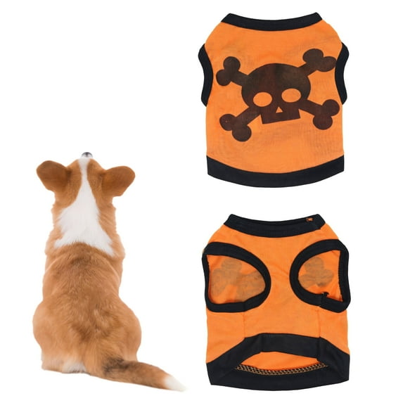GASTROPOD Dog Halloween Costumes,Cute Pet Halloween Costumes,Cotton Vest Dog Halloween Costumes Girl,Orange,M