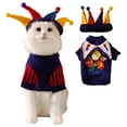 thumbnail image 1 of GASTROPOD Dog Halloween Costumes,Cute Small Dog Halloween Costumes,Core-Spun Yarn Circus Clown Sweater Pet Halloween Costumes,Style4,S, 1 of 7