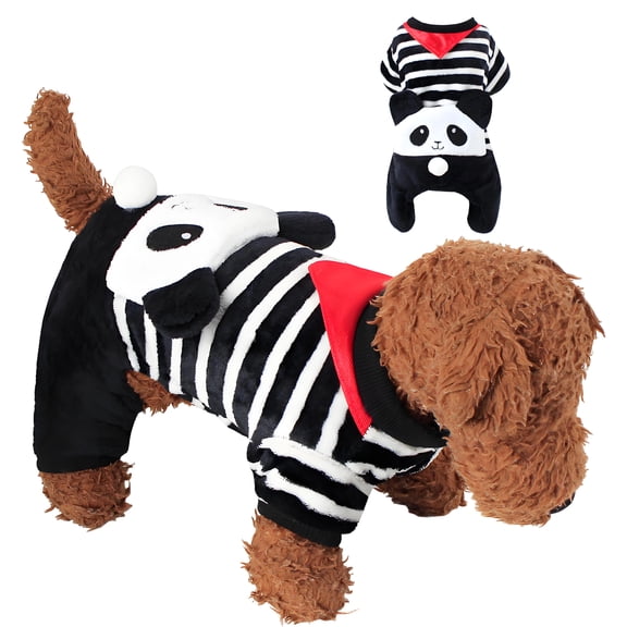 GASTROPOD Dog Halloween Costumes,Whimsical Halloween Costumes for Dogs,Coral Fleece Panda Small Dog Halloween Costumes,Style3,L