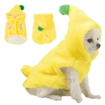 GASTROPOD Dog Halloween Costumes,Whimsical Halloween Costumes for Dogs,Polyester Banana Transformation Costume Cat Halloween Costumes,S