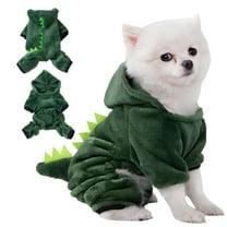 GASTROPOD Dog Halloween Costumes,Whimsical Large Dog Halloween Costumes,Coral Fleece Dinosaur Pet Halloween Costumes,Style1,XS
