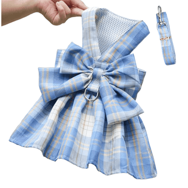 GASTROPOD Dog Harness Breathable Mesh Leash Cat Harness Adjustable Polyester Comfortable Fit Dog Harness Small Sized Dog 28x40cm,Blue