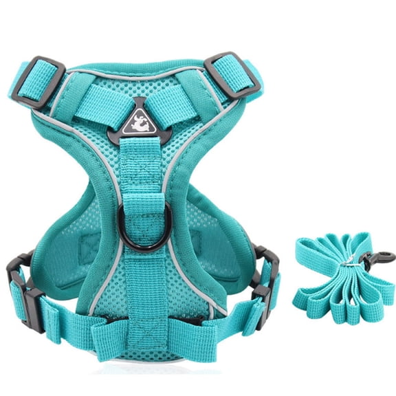 GASTROPOD Dog Harness,Double Sided Reflection Small Dog Harness,Multi Directional Adjustment Dog Harness for Small Dogs,Blue