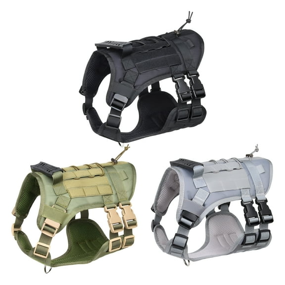 GASTROPOD Dog Harness Waterproof Explosion-Proof Pet Tactics Chest Harness for Field Training Large Pet Harness-S, 22-44 lbs