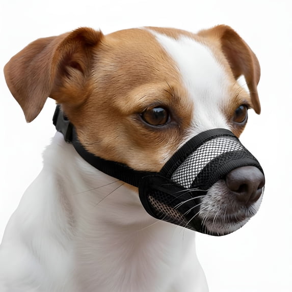GASTROPOD Dog Muzzle for Small Dogs-Soft Air Mesh Small Dog Muzzle | for Barking And Biting Prevention | Puppy Muzzle for Grooming Allows Panting&Drinking