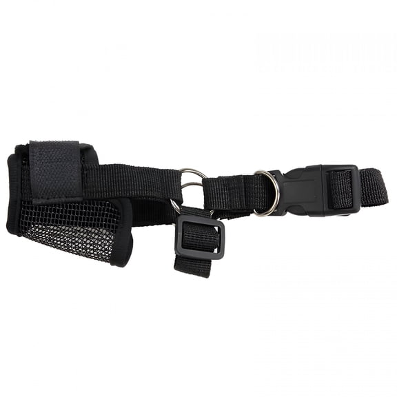 GASTROPOD Dog Muzzle, Soft Mesh Covered Muzzles for Small Medium Large Dogs, Anti-Barking Muzzle with Adjustable Straps, Prevent Biting Chewing and Licking, Large Dog Muzzle