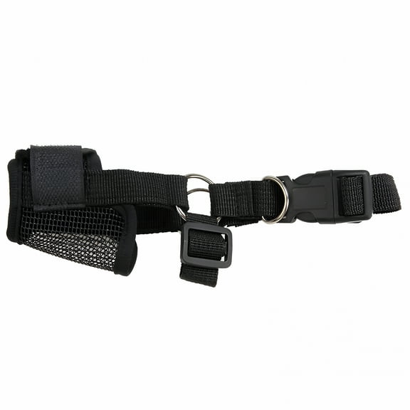 GASTROPOD Dog Muzzle,Soft Mesh Covered Muzzles for Small Medium Large Dogs,Anti-Barking Muzzle with Adjustable Straps,Prevent Biting Chewing and Licking