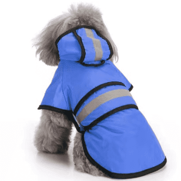GASTROPOD Dog Raincoat,Compatible with Collars and Leashes Dog Rain Jacket,Reflective Detailing for Added Safety Pet Raincoat,L