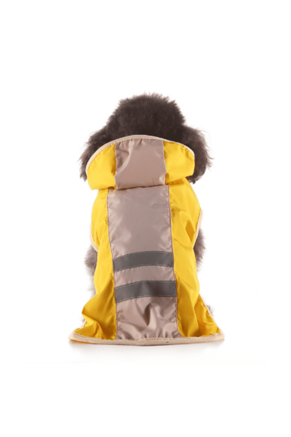 Dog Raincoat,Waterproof Protection for Rainy Days Dog Rain Jacket,Harness and Collar Friendly Pet Raincoat,S