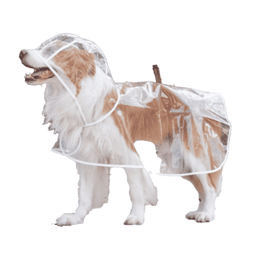 GASTROPOD Dog Raincoat,Keep Your Dog Dry with Waterproof Protection Dog Rain Jacket,Tailored Fit for Small Dogs with Slim Chests Pet Raincoat,XS