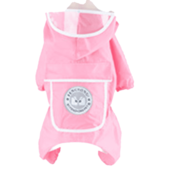 GASTROPOD Dog Raincoat,Reflective Trim for Visibility and Safety Dog Rain Jacket,Waterproof Fabric for Rainy Days Pet Raincoat,XS