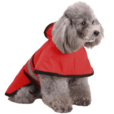 GASTROPOD Dog Raincoat,Super Easy to Clean Dog Rain Jacket,Perfect for Rainy Day Walks and Outdoor Fun Pet Raincoat,S