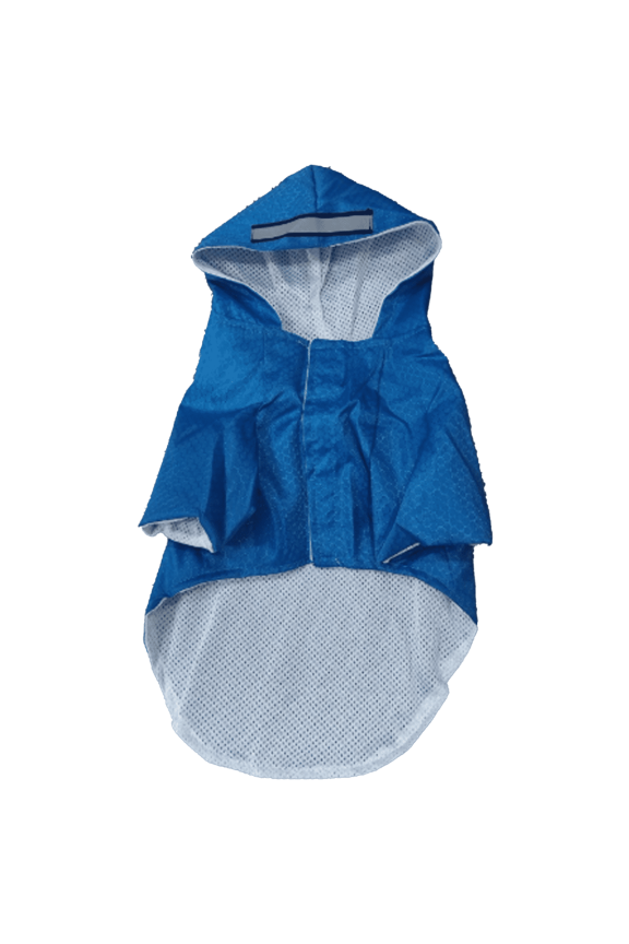 Dog Raincoat,Vibrant Reflective Stripes for Safety and Style Dog Rain Jacket,Adorable Hood with Ears for Extra Fun Pet Raincoat,M