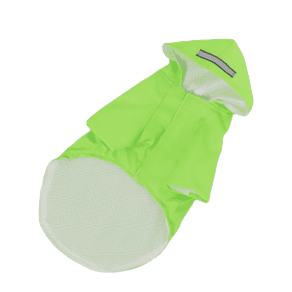 GASTROPOD Dog Raincoat,Waterproof Polyester Design Dog Rain Jacket,Cute and Functional Hood with Ears Pet Raincoat,M