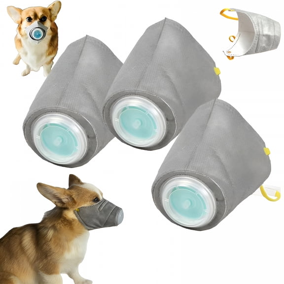 GASTROPOD Dog Respirator Mask,Gas Mask for Dogs,Smoke Mask,Reusable Dog Muzzles,Dog Muzzle for Small Dogs,Reusable Dog Muzzles to Prevent Biting